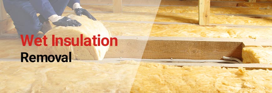 Banner of wet insulation